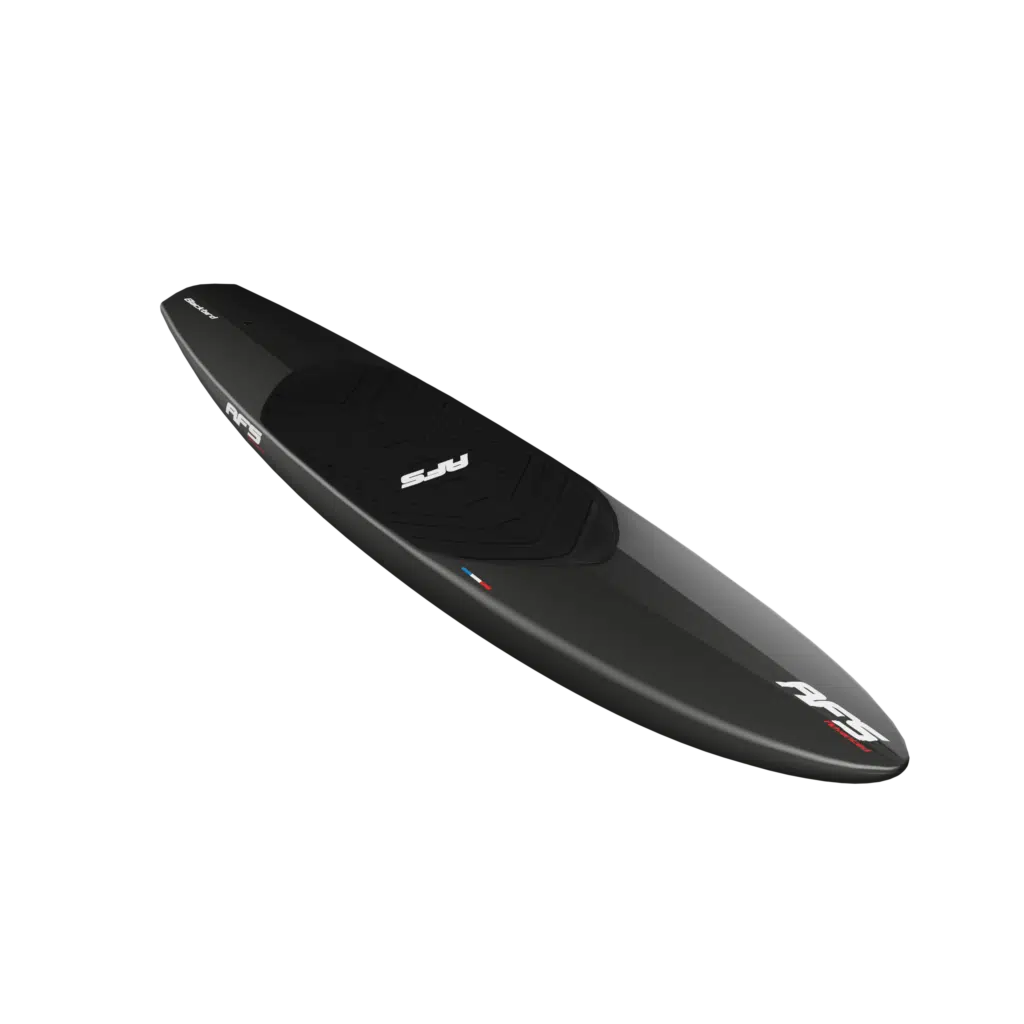 planche downwind blackbird V2 noire vue 3D